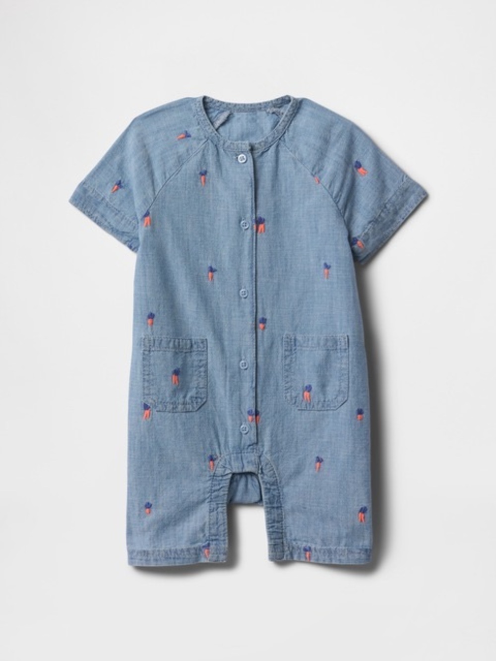 Baby GAP Peter Rabbit Chambray One Piece Denim Outfit